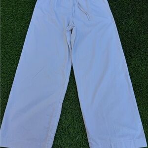 Wayf Women’s Light Beige Linen Casual Sweatpants size M